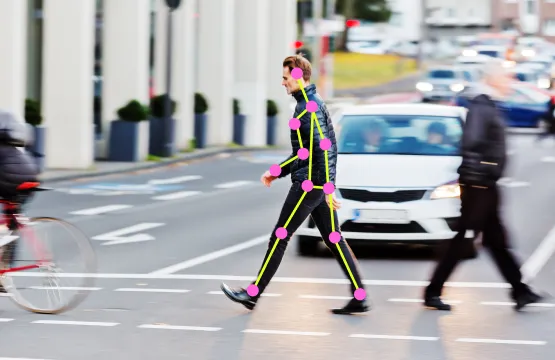 Pose estimation for pedestrian safety