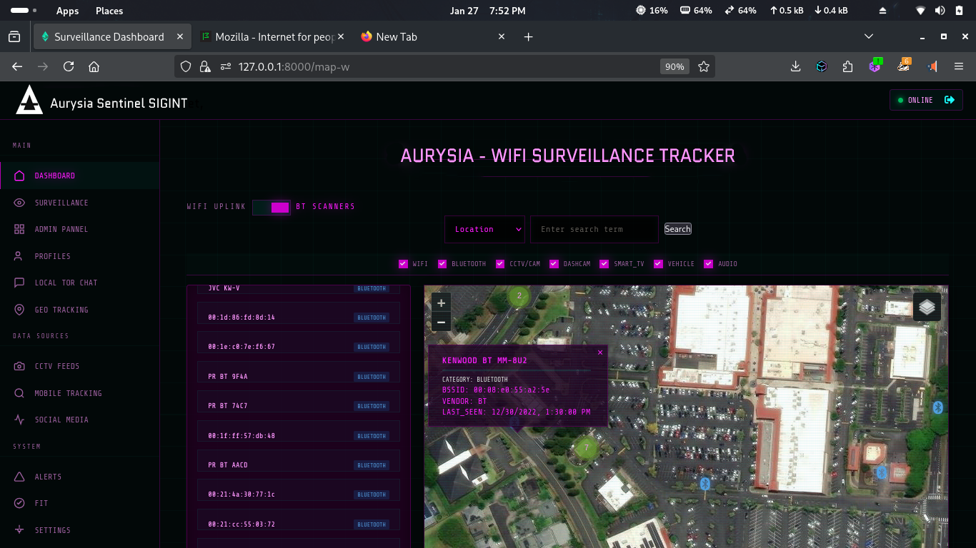 Bluetooth Surveillance Tracker