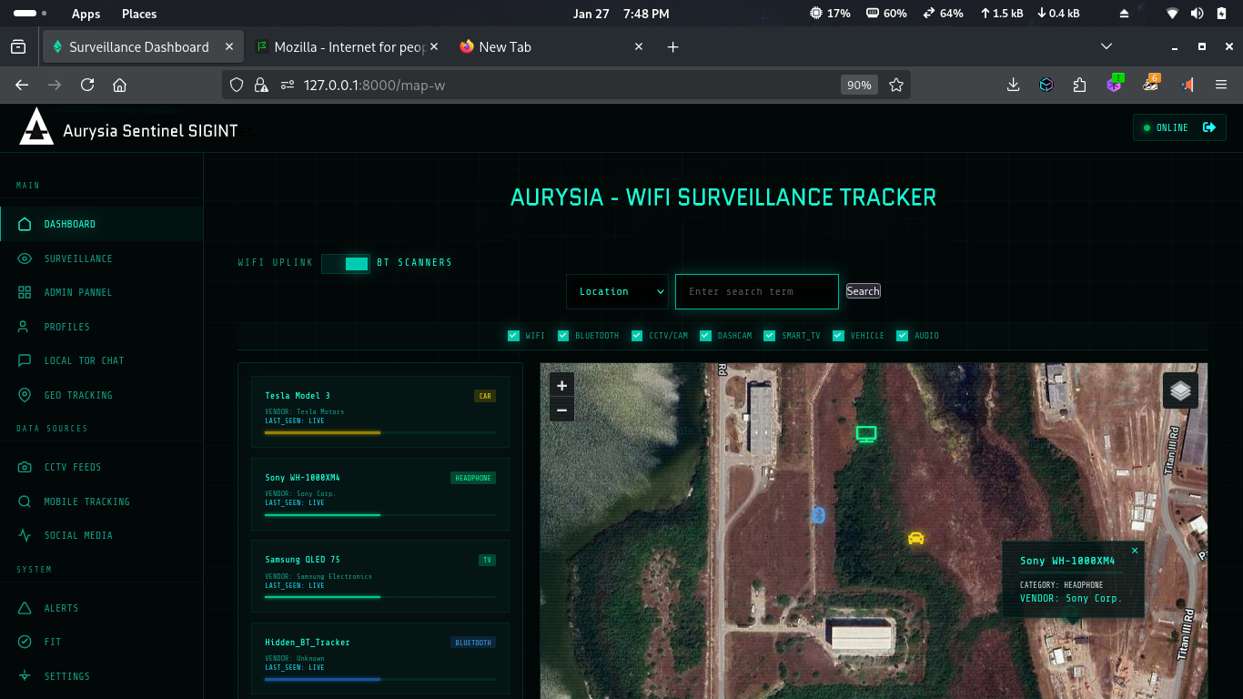 Vehicle RF Detection